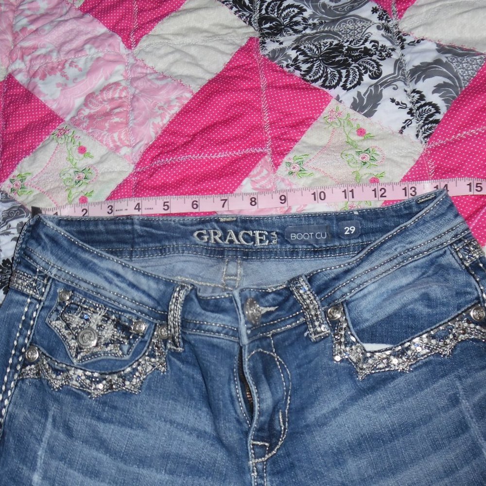 Grace in LA bootcut denim jeans